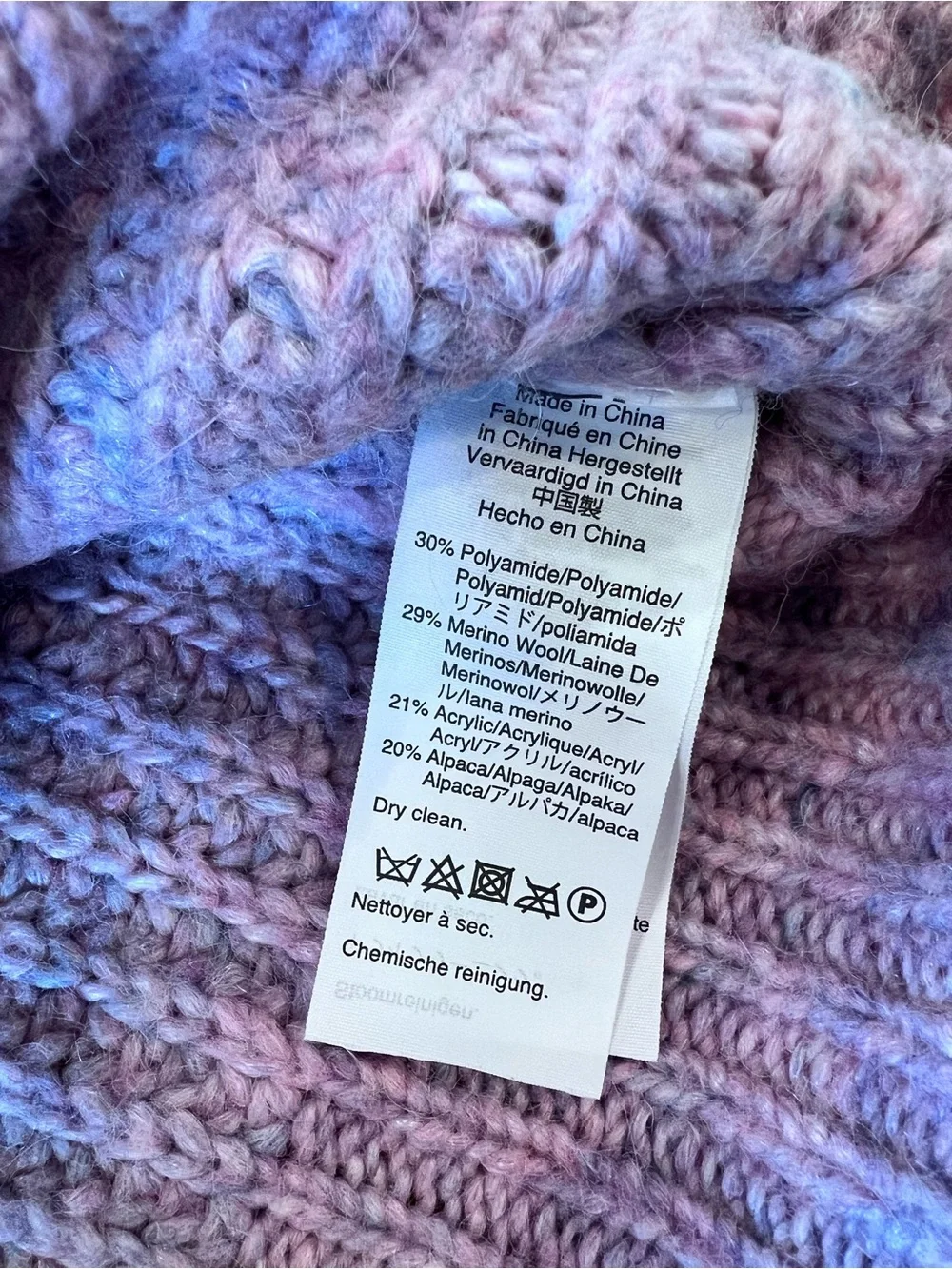 Alpaca Merino Wool Blend J. Crew Button-Shoulder Turtleneck Cropped Sweater